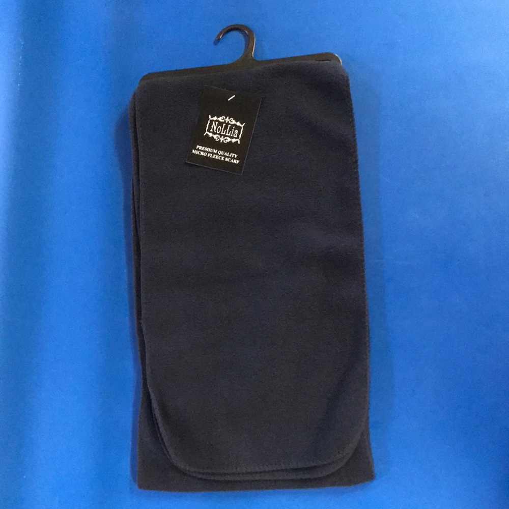 Navy NoLLia Micro Fleece Scarf